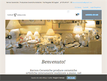 Tablet Screenshot of kernosceramiche.com